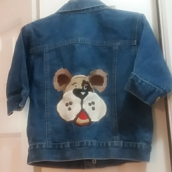 Embroidered Blue Jean Jacket - Picture 1 of 2